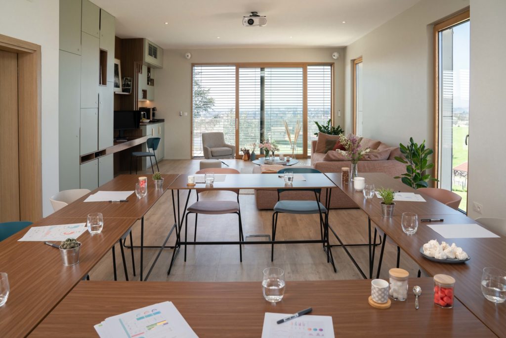 Salle de réunion avec vue